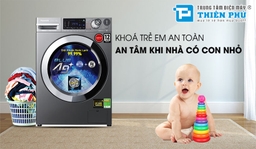 Tính năng khóa trẻ em trên máy giặt Panasonic 9kg NA-V90FX2LVT và cách sử dụng?