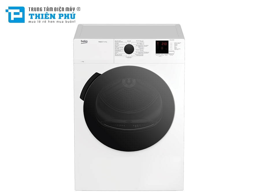Máy Sấy Quần Áo Beko 9kg DA9112RX0WB