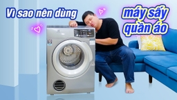 TOP 3 chiếc máy sấy quần áo thông hơi đáng mua nhất hiện nay