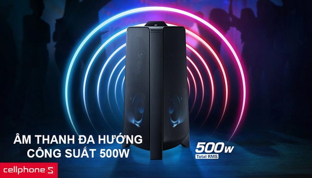 Cùng Loa Tháp Samsung MX-T50 mang đến giai điệu cuồng nhiệt tại mỗi bữa tiệc