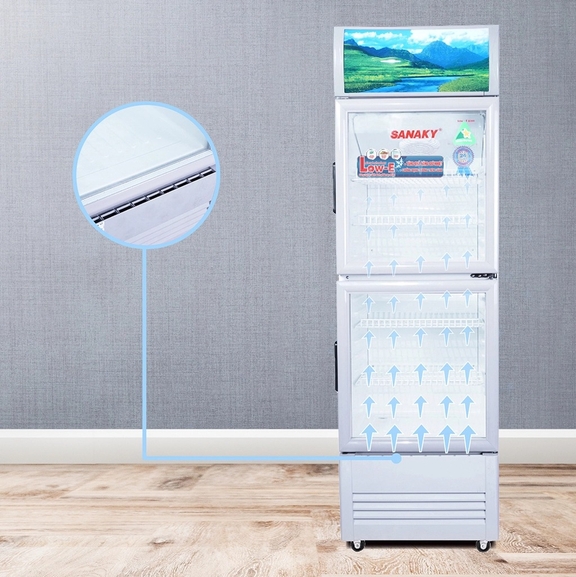 Tủ Mát Sanaky VH-258W 2 Cánh 210 Lít – Lựa chọn số 1 cho các hộ kinh doanh thực phẩm