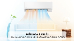 Điều hòa panasonic 2 chiều CU/CS-YZ9WKH-8 thích hợp sử dụng cho mùa đông