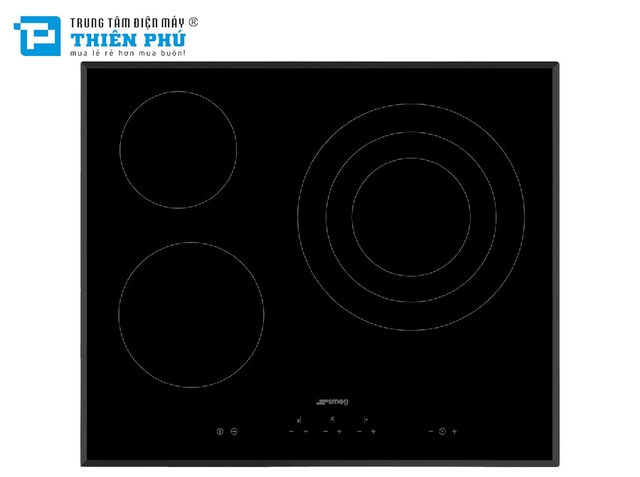 Bếp Hồng Ngoại Hafele Smeg 3 Vùng Nấu SE363ETB (536.64.101)