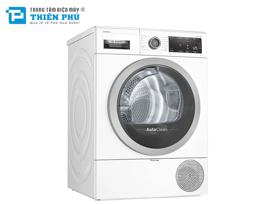 Máy Sấy Quần Áo Bosch 9Kg WTX87M90BY Serie 8