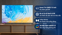 Có gì trên chiếc tivi LG QNED 75 inch 75QNED99SQB giá trên trăm triệu?