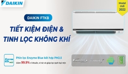 Các đặc điểm nổi bật của chiếc điều hòa Daikin 22000btu FTKB60WAVMV