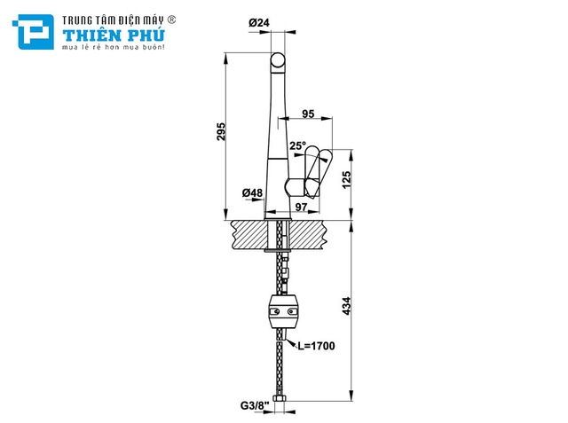 Vòi Rửa Bát Hafele HT20-GH1P259