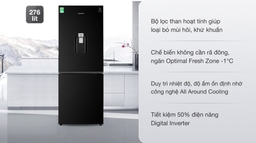 Khám phá mẫu tủ lạnh samsung inverter RB27N4170BU/SV- Giá bán: 9.350.000₫