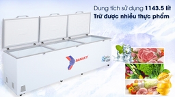 Tủ đông Sanaky Inverter VH-1399HY3 1300 Lít – Lựa chọn số 1 cho cửa hàng kinh doanh thực phẩm