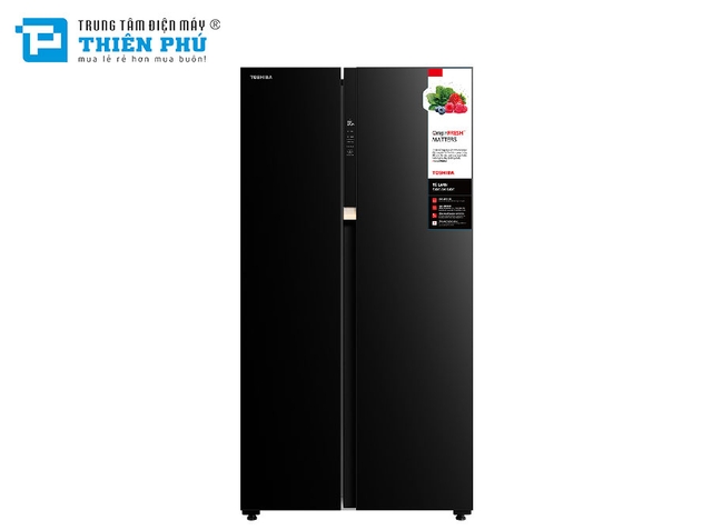 Tủ Lạnh Toshiba Side By Side Inverter 596 Lít GR-RS780WI-PGV(22)-XK