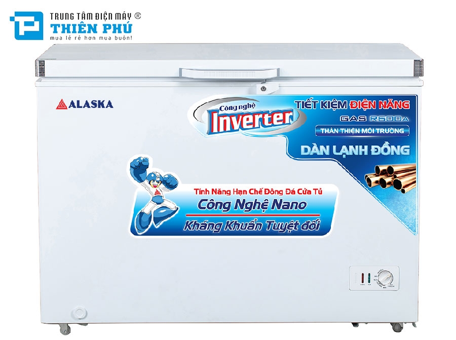 Tủ Đông Alaska Inverter BD-400CI 1 Ngăn 295 Lít