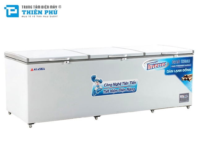 Tủ Đông Alaska Inverter HB-1500CI 1 Ngăn 3 Cánh 1288 Lít