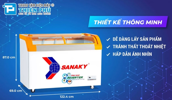 Vì sao tủ đông Sanaky Inverter VH-4899K3B thu hút nhiều người dùng?