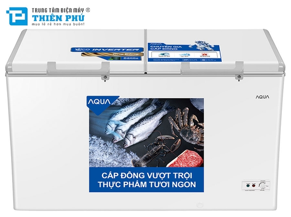 Tủ Đông Aqua Inverter AQF-C5702E 2 Ngăn 365 Lít