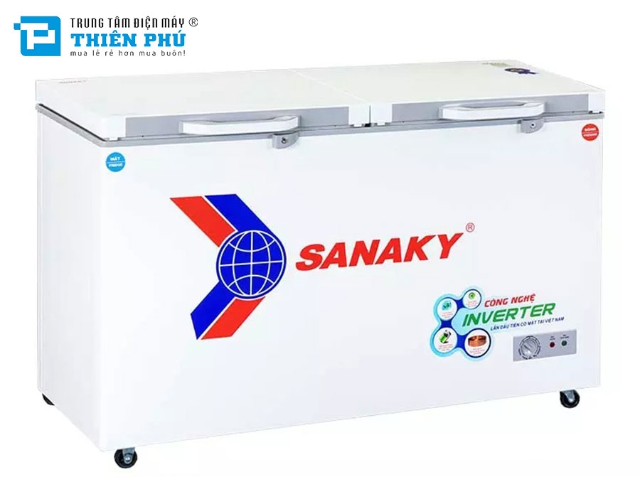 Tủ Đông Sanaky Inverter VH-5699W4K 2 Ngăn 560 Lít