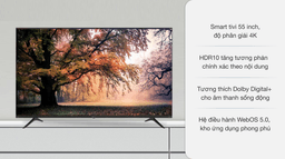 Những lý do vì sao tivi Casper 50 inch 4K 50UW6000 được ưa chuộng nhiều