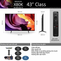 Tivi Sony 43 inch 4K KD-43X80K có phải là sự lựa chọn tốt trong phân khúc 11 triệu?