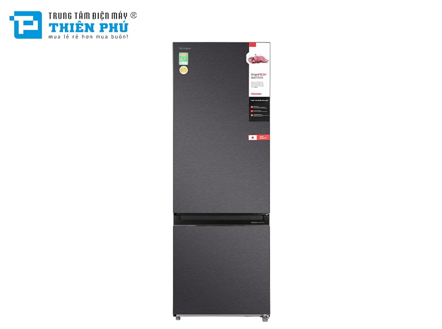 Tủ Lạnh Toshiba Inverter 2 Cánh GR-RB410WE-PMV(30)-BS 325 Lít