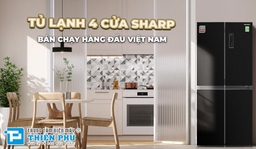 Nhưng lí do bạn nên lựa chọn tủ lạnh Sharp inverter 420 lít SJ-FX420V-DS 4 cánh để sử dụng