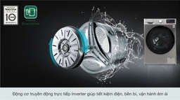 Review máy giặt sấy LG inverter FV1209D5P 9kg có gì nổi bật?