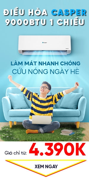 Điều hòa Casper 9000btu 1 chiều giá rẻ nhất