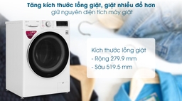 Tài chính dưới 9 triệu nên sắm máy giặt LG cửa ngang nào?