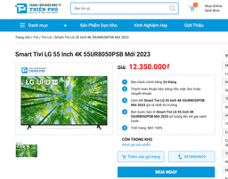 Smart tivi LG 4K 55UR8050PSB &#8211; Bán chạy nhất phân khúc tivi 55 inch