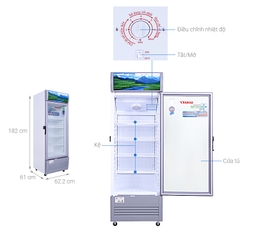 Bảo quản thực phẩm tốt, tiết kiệm năng lượng khi mua tủ mát Sanaky VH-358K3L