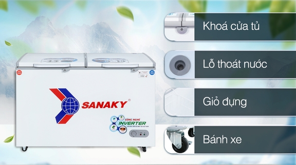 Những lưu ý cần biết khi sử dụng tủ đông Sanaky 400 lít VH-5699W3