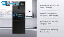 Đánh giá ưu nhược điểm tủ lạnh Aqua Inverter 283 lít AQR-I298EB(BS)