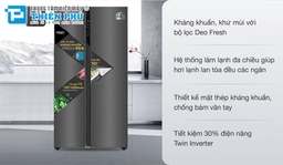 Đánh giá tủ lạnh Aqua Inverter AQR-S541XA(BL) có đáng để mua không?