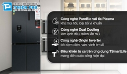 Tiện nghi hơn khi có tủ lạnh Toshiba Inverter 4 cánh GR-RF605WI-PMV(06)-MG