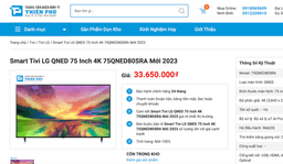 Smart Tivi LG QNED 75 Inch 4K 75QNED80SRA giá bao nhiêu? Có tốt không?