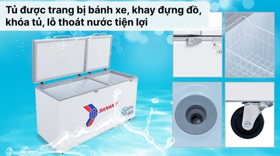 Mẹo xả tuyết tủ đông Sanaky VH-6699HY3 nhanh chóng và chuẩn xác