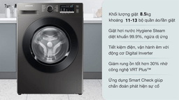 Khám phá những công nghê hiên đại có trên máy giặt Samsung WW85T4040CX/SV 8,5kg