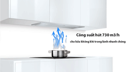 Đánh giá máy hút mùi Bosch DHL885C 86 Cm Serie 6?