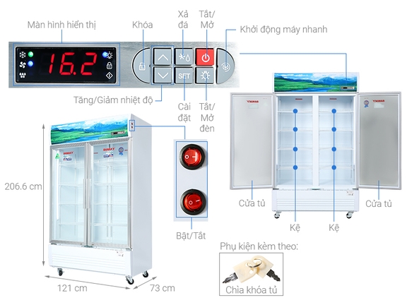 Cách chọn tủ mát Sanaky phù hợp cho cửa hàng kinh doanh