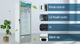 Nỗi lo hóa đơn tiền điện hàng tháng? Đã có tủ mát Sanaky 2 cánh inverter VH-258K3L