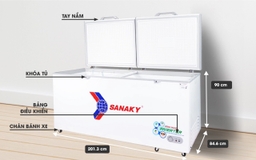 Tủ đông Sanaky Inverter VH-8699HY3 &#8221; Cánh tay phải đắc lực &#8221; trong kinh doanh thực phẩm