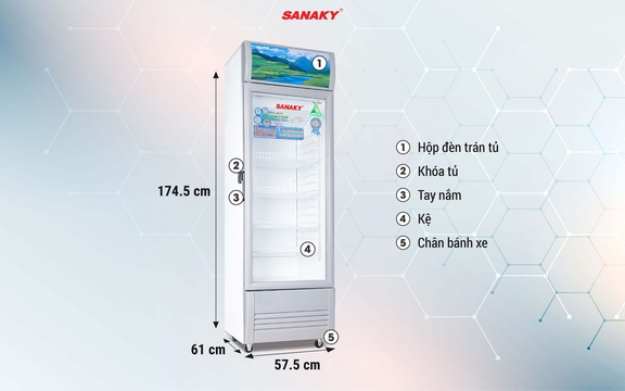Có gì bên trong tủ mát Sanaky Inverter VH-308K3L 300 Lít bán chạy nhất hiện nay?