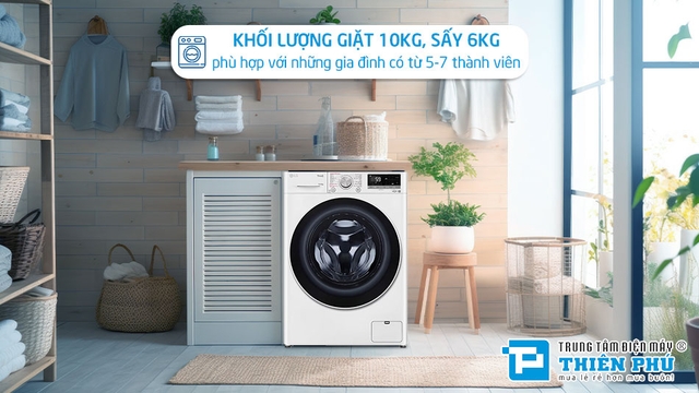 Khám phá và tìm hiểu những ưu điểm nổi bật trên chiếc Máy Giặt Sấy LG Inverter FV1410D4W1