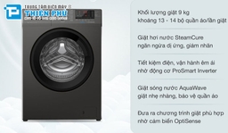 Tìm hiểu các chương trình giặt có trên máy giặt Beko 9Kg WCV9614XB0STM