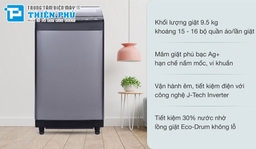 Hướng dẫn sử dụng và bảo dưỡng máy giặt Sharp Inverter 9.5Kg ES-X95HV-S