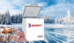 Ưu nhược điểm của tủ đông Sanaky 100 lít VH-1599HYK mà bạn nên biết 