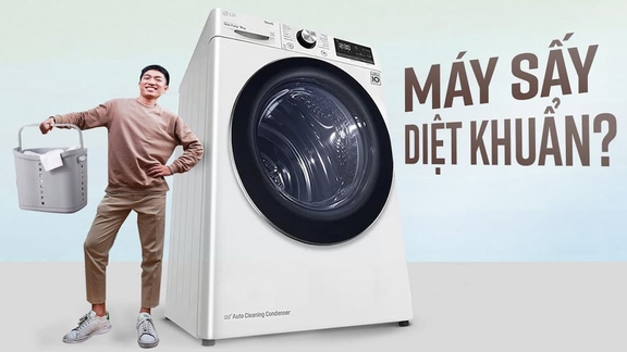 Máy sấy quần áo LG 9kg DVHP09W tinh tế và chỉn chu từ chi tiết nhỏ nhất