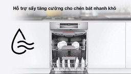 Chế độ Extra Dry và cách dùng trên máy rửa bát Bosch SMI4HCS48E