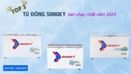 Top 3 tủ đông Sanaky bán chạy nhất tháng 5 tại Điện Máy Thiên Phú