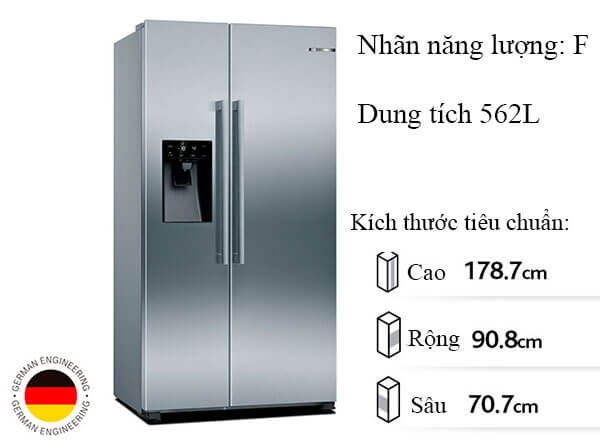 Một số ưu điểm từ tủ lạnh Bosch KAD93VIFP mà bạn cần biết