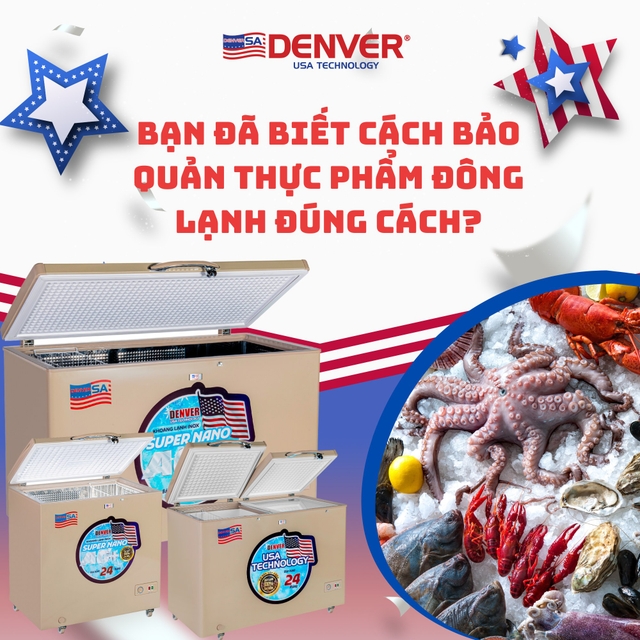 Top 3 tủ đông Denver tốt nhất phân khúc dưới 10 triệu đồng cho bạn tham khảo