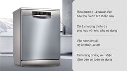 5 lý do nên sắm máy rửa bát Bosch SMS6ECI93E trong năm 2024